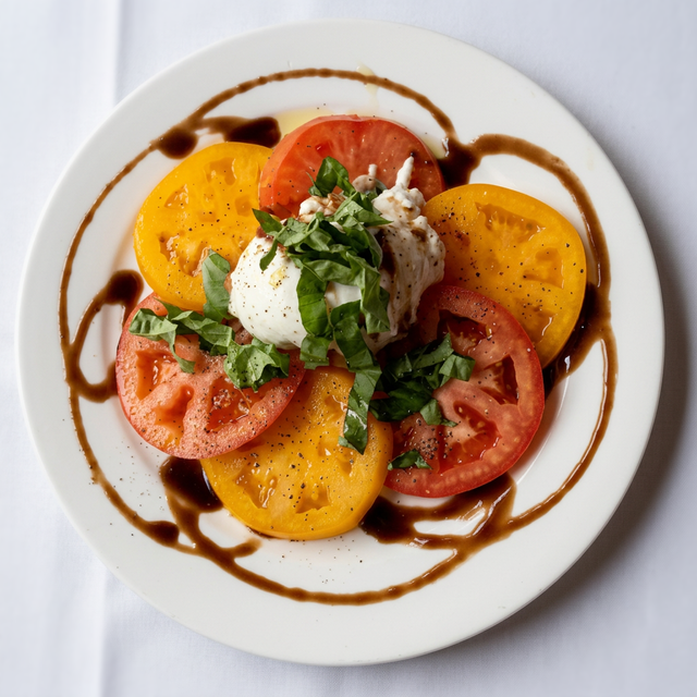 Burrata Caprese.