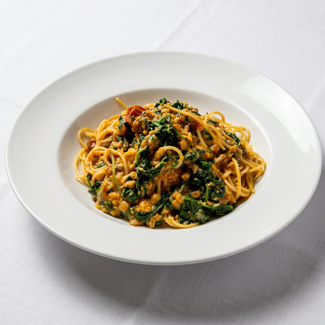 Venetian Spaghetti Lenticchie (Lunch Special).